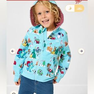 Little Sleepies Pixar Christmas Village Zip Up Hoodie
